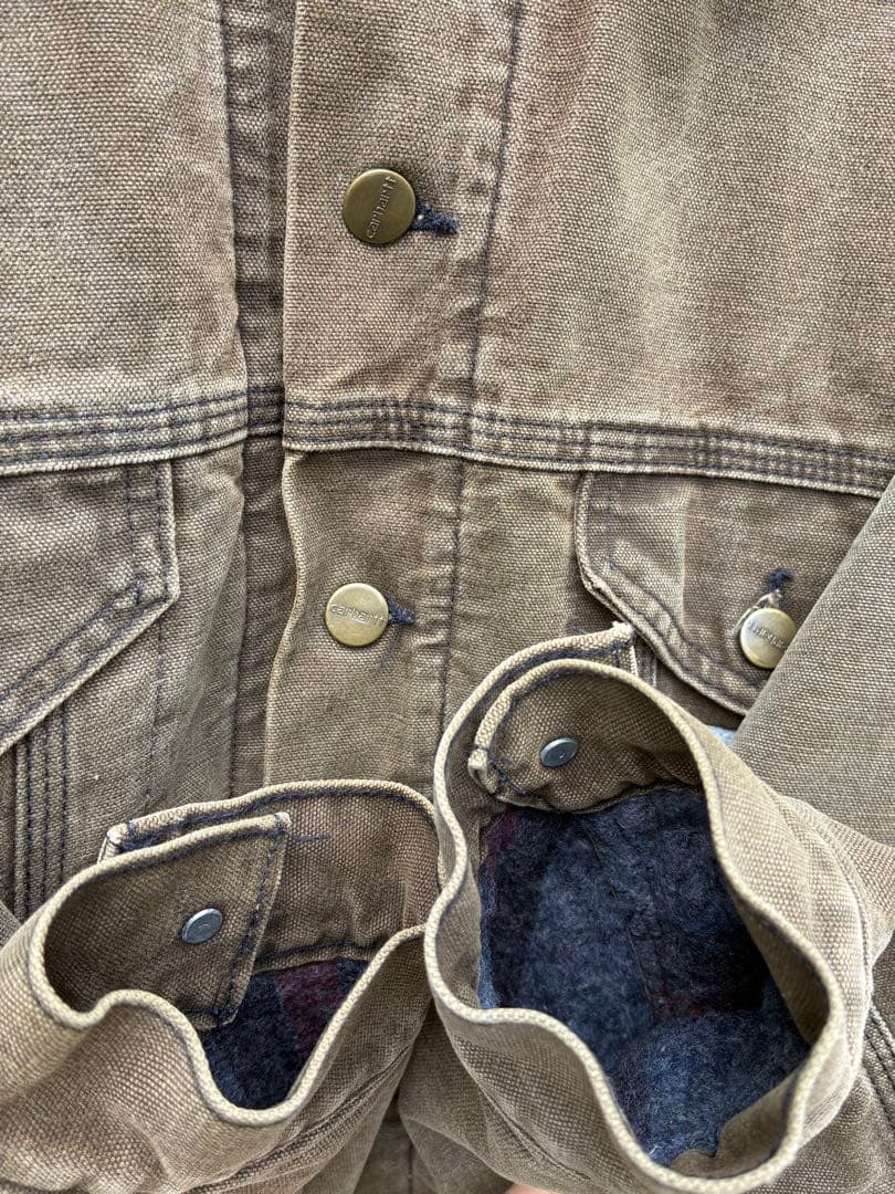 S*i様 希少　JB142 carhartt カーハート トラッカー ジャケット