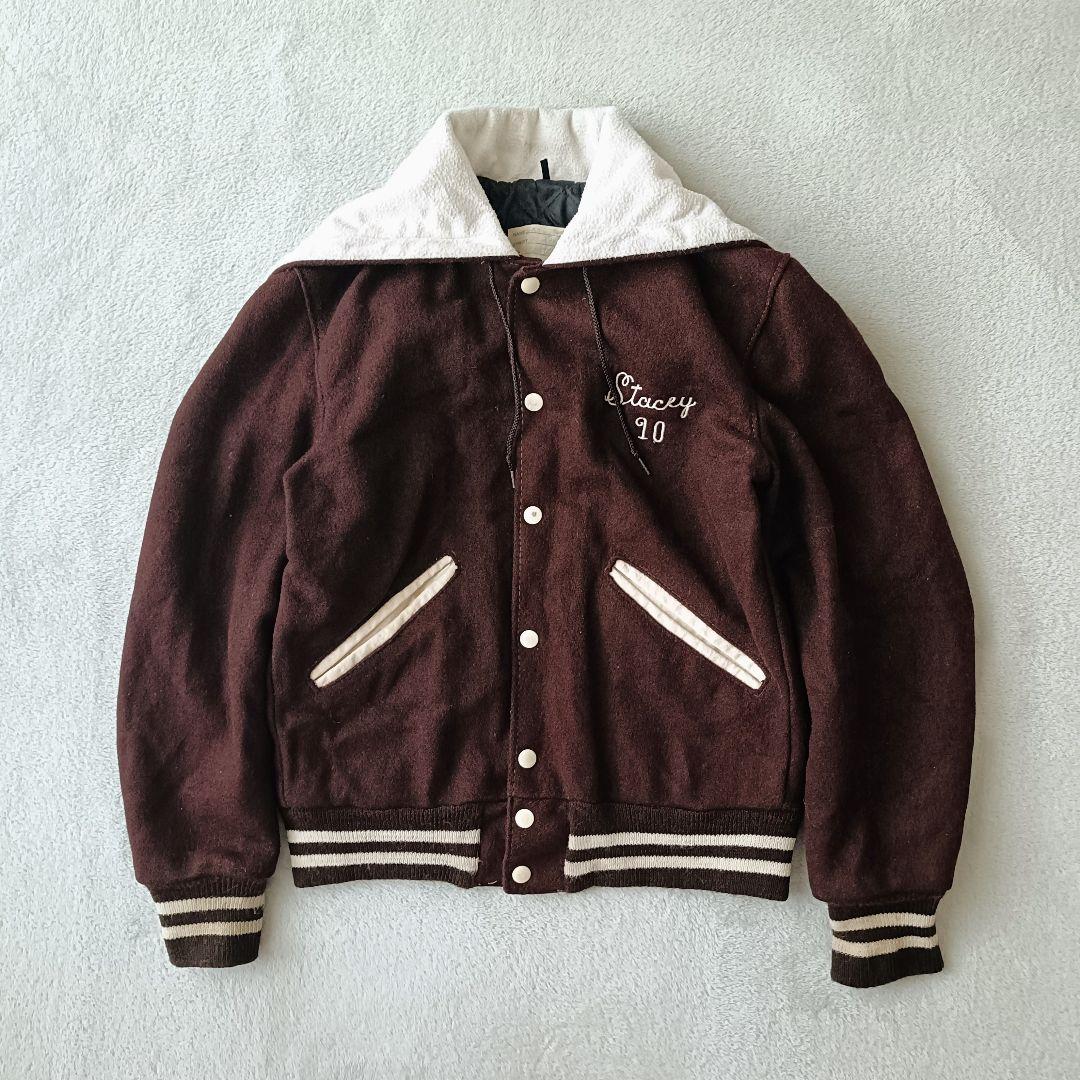 USA製 DeLong セーラーカラースタジャン レターマンジャケット 80年代