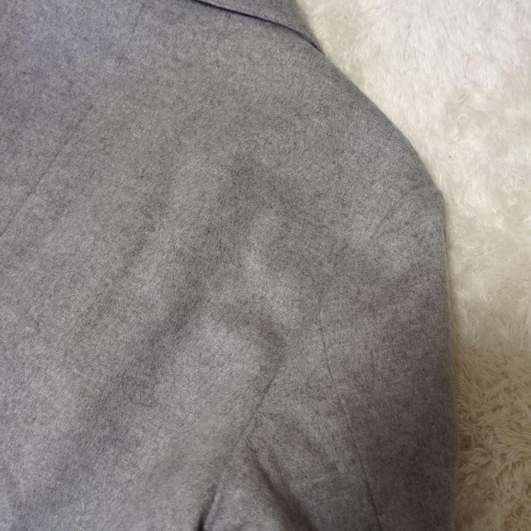 ブラックレーベルクレストブリッジ　チェスターコート　グレー　m カシミヤ