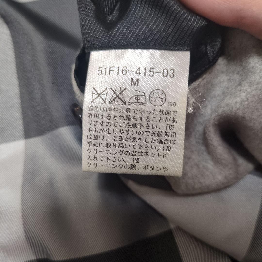 ブラックレーベルクレストブリッジ　チェスターコート　グレー　m カシミヤ