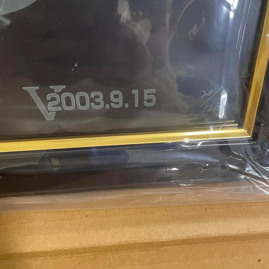 阪神タイガース 2003年優勝記念プレート