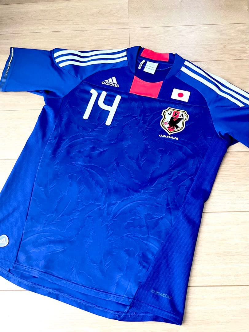 adidas 2010年 南ア W杯 日本代表 ユニフォーム 中村憲剛 14番