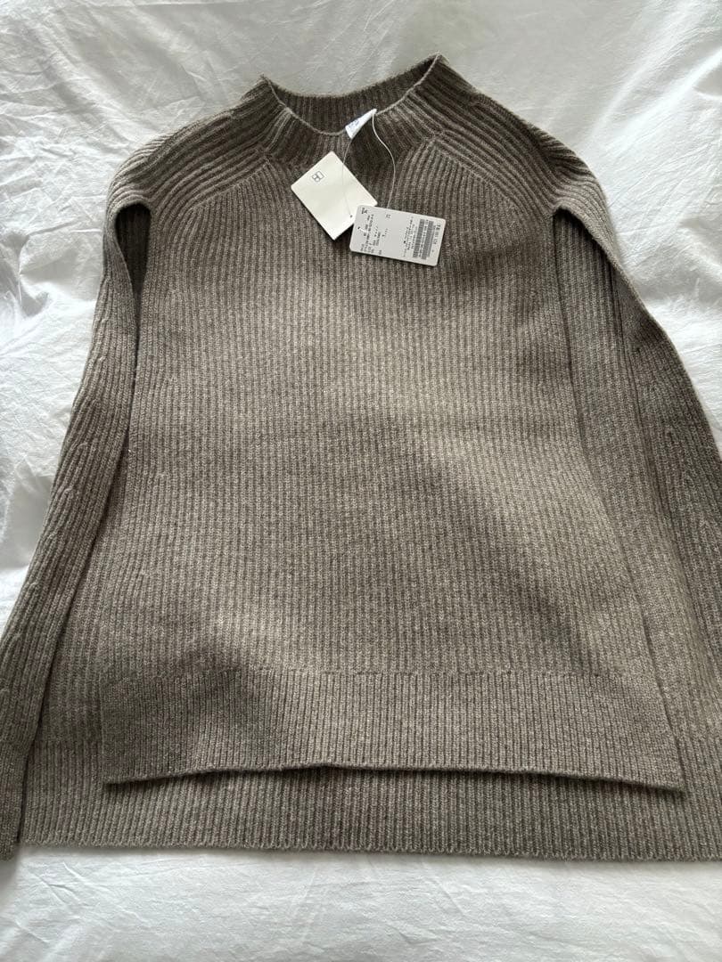 5G両畦ケープニット　ノーブル　noble ブラウン