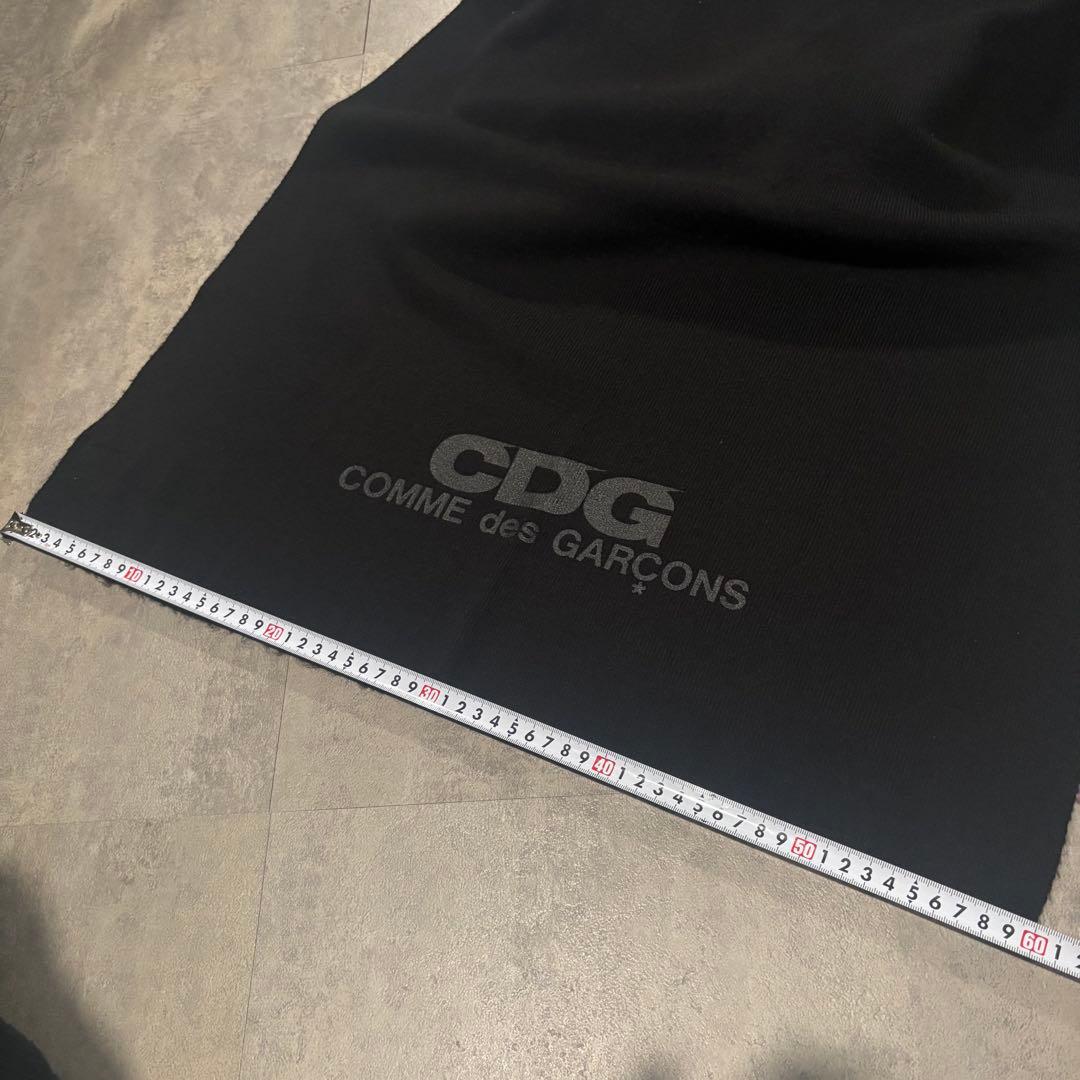 COMME des GARÇONS ブラックマフラー 大判 Archive