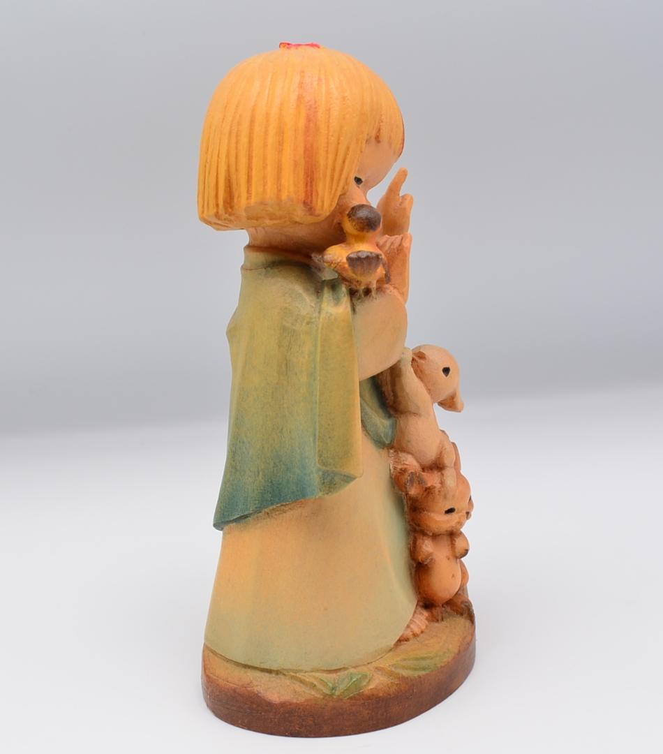 動物と話す　アンリ　ANRI　サラケイ　木彫り人形　15ｃｍ　ご成約済み