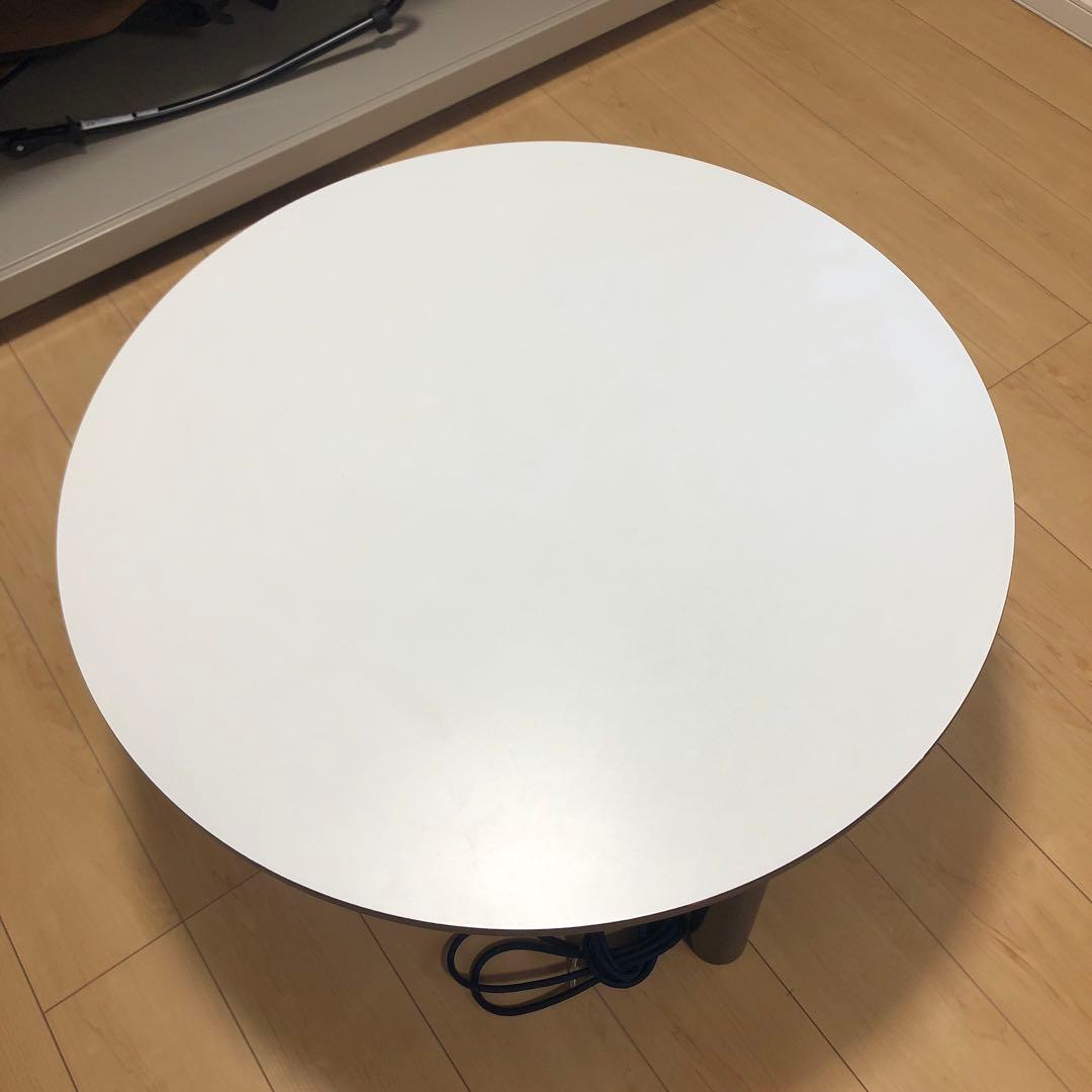 【直接引き渡し希望】円形こたつテーブル　こたつ布団　２点セット