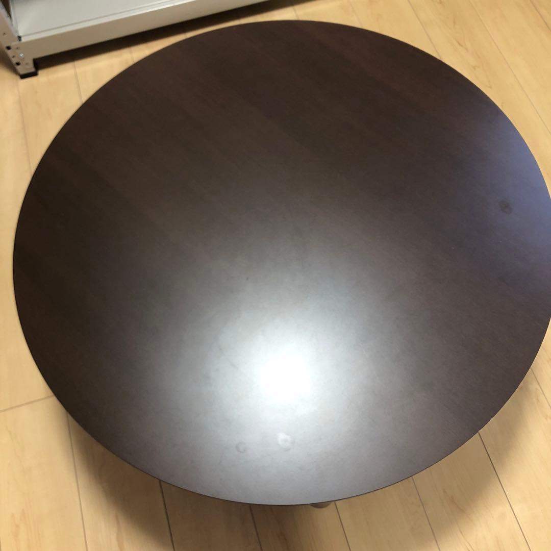 【直接引き渡し希望】円形こたつテーブル　こたつ布団　２点セット