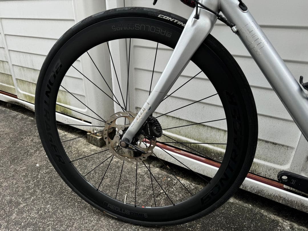 FUJIフジFOREALフォリアル 105 R7000 油圧ディスク　クロモリ