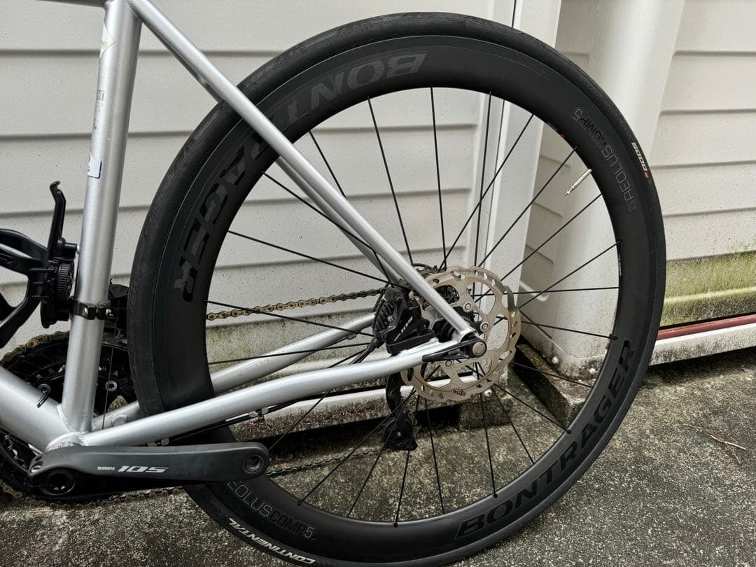 FUJIフジFOREALフォリアル 105 R7000 油圧ディスク　クロモリ