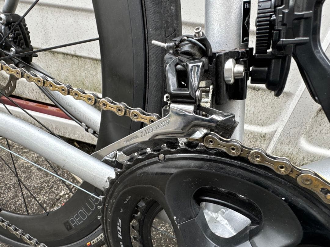 FUJIフジFOREALフォリアル 105 R7000 油圧ディスク　クロモリ