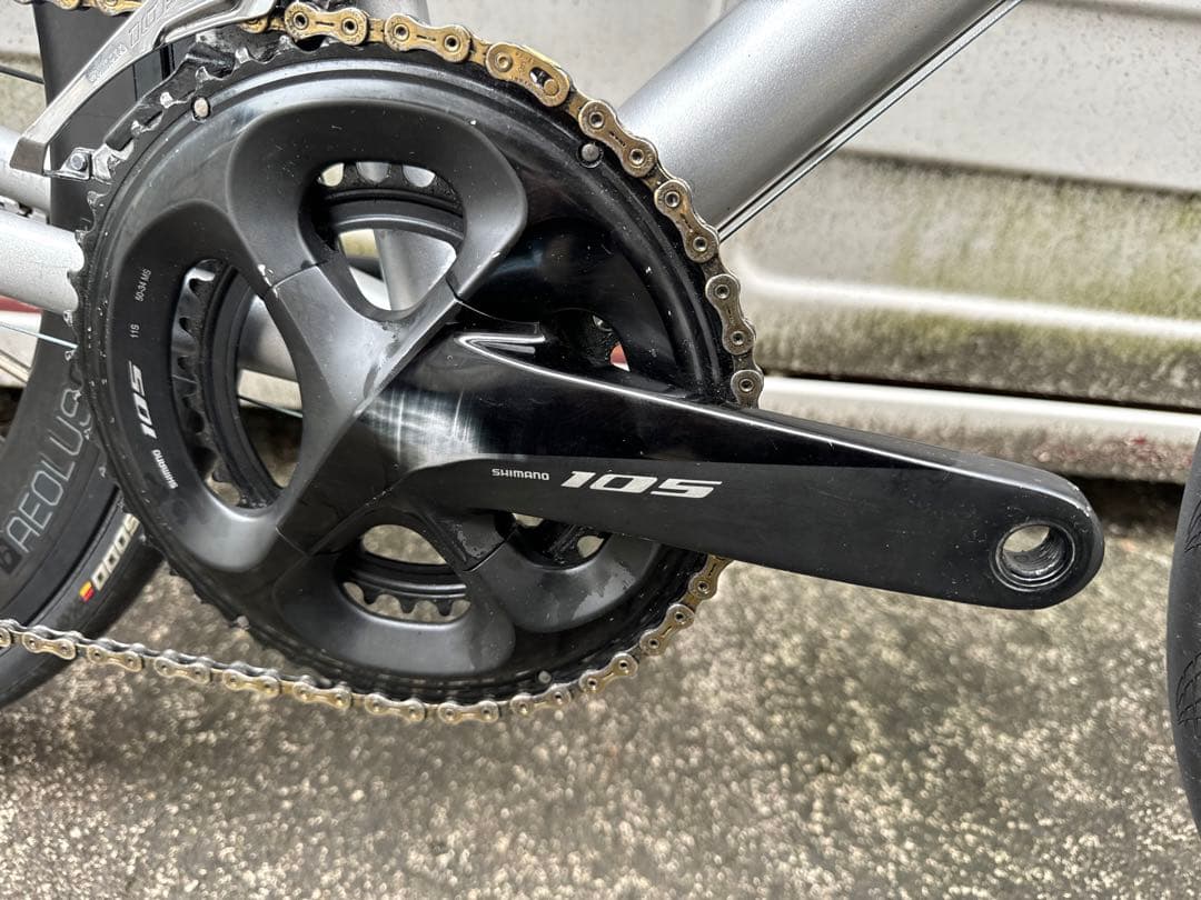 FUJIフジFOREALフォリアル 105 R7000 油圧ディスク　クロモリ