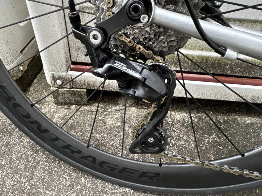 FUJIフジFOREALフォリアル 105 R7000 油圧ディスク　クロモリ