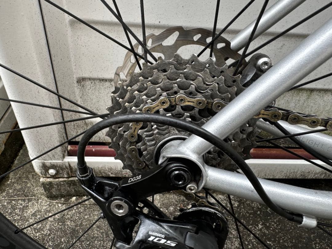 FUJIフジFOREALフォリアル 105 R7000 油圧ディスク　クロモリ