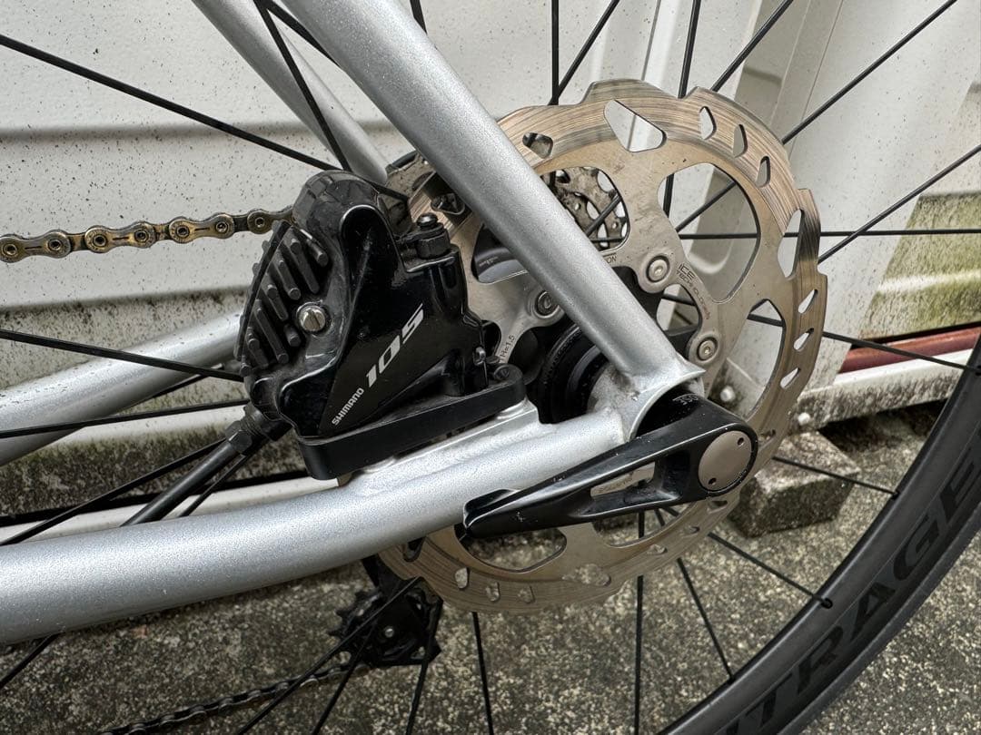 FUJIフジFOREALフォリアル 105 R7000 油圧ディスク　クロモリ