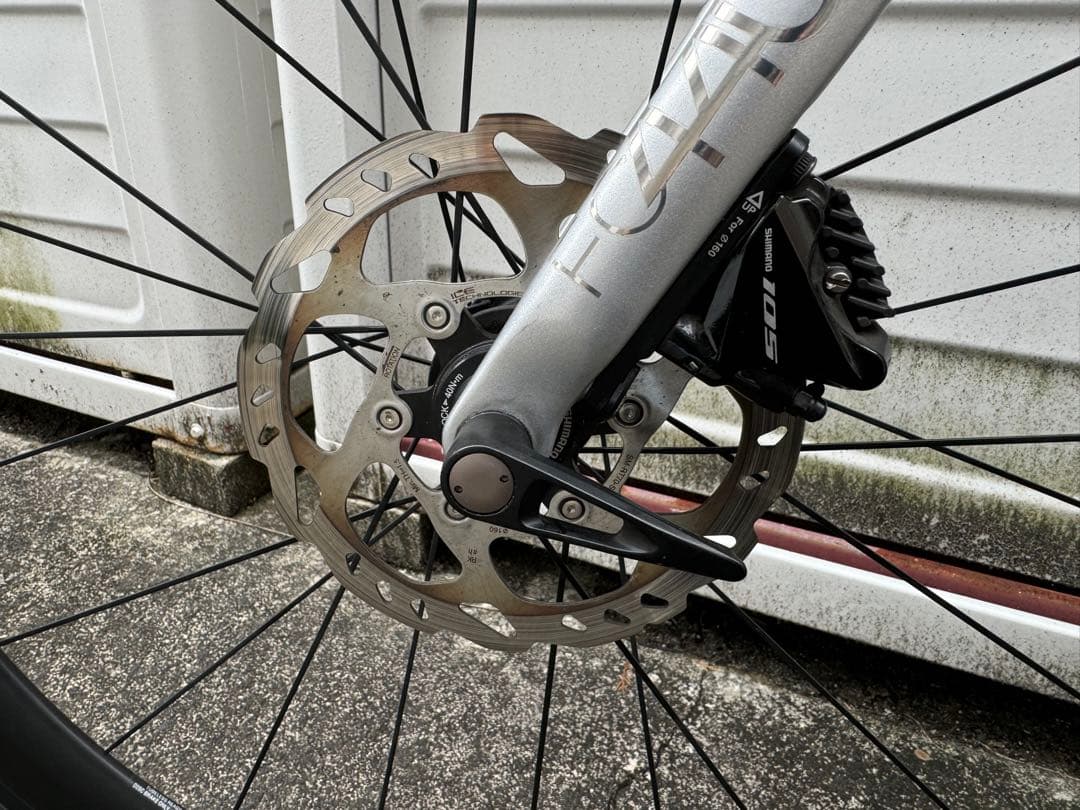 FUJIフジFOREALフォリアル 105 R7000 油圧ディスク　クロモリ