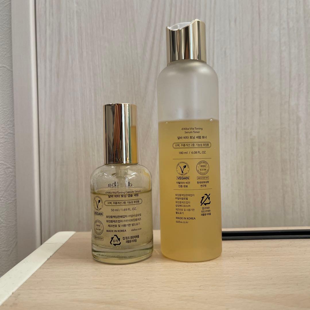 ダルバ d'Alba Vita Toning Serum & Toner セット - メルカリ