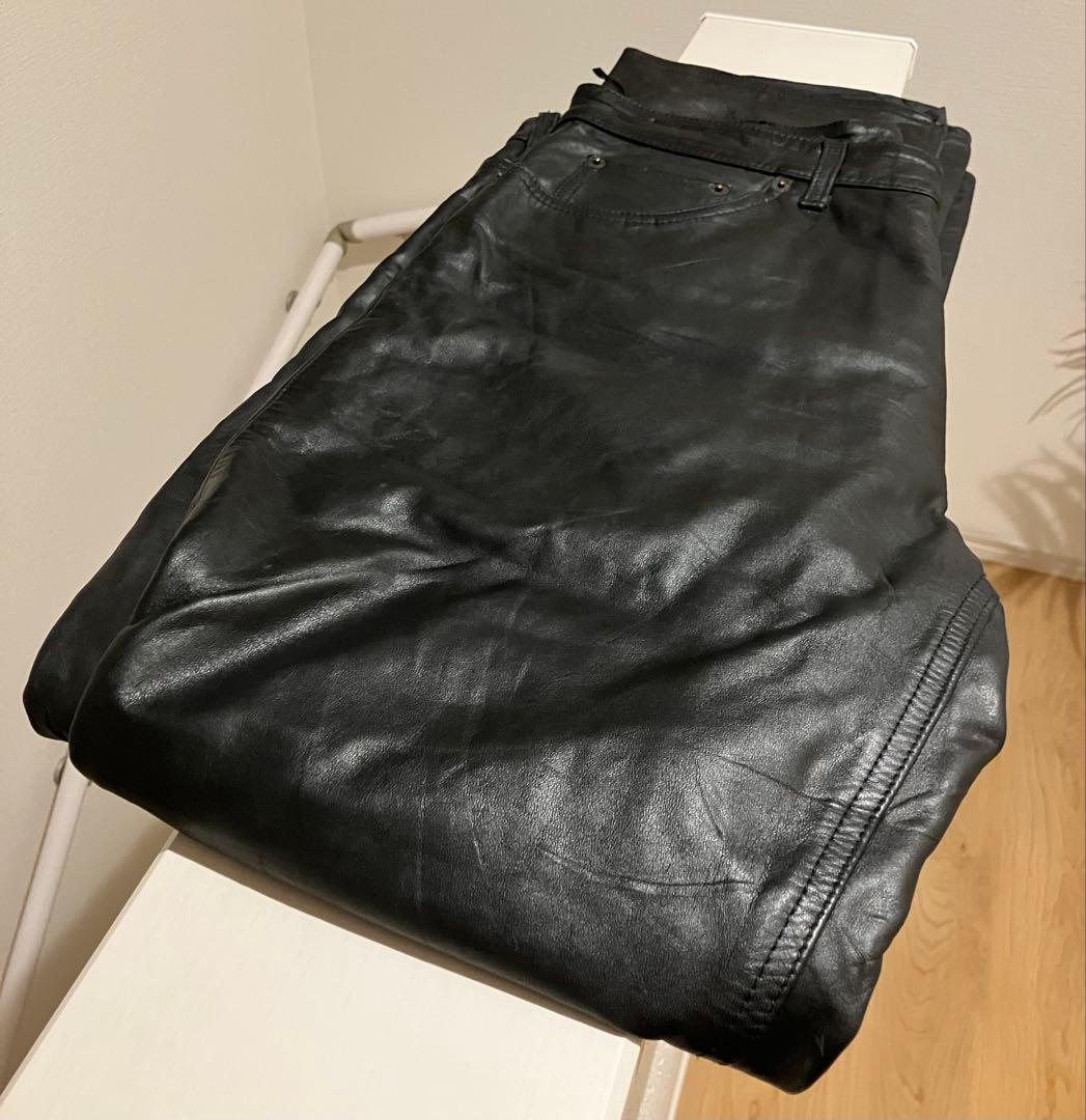 00s OLD GAP レザーパンツ