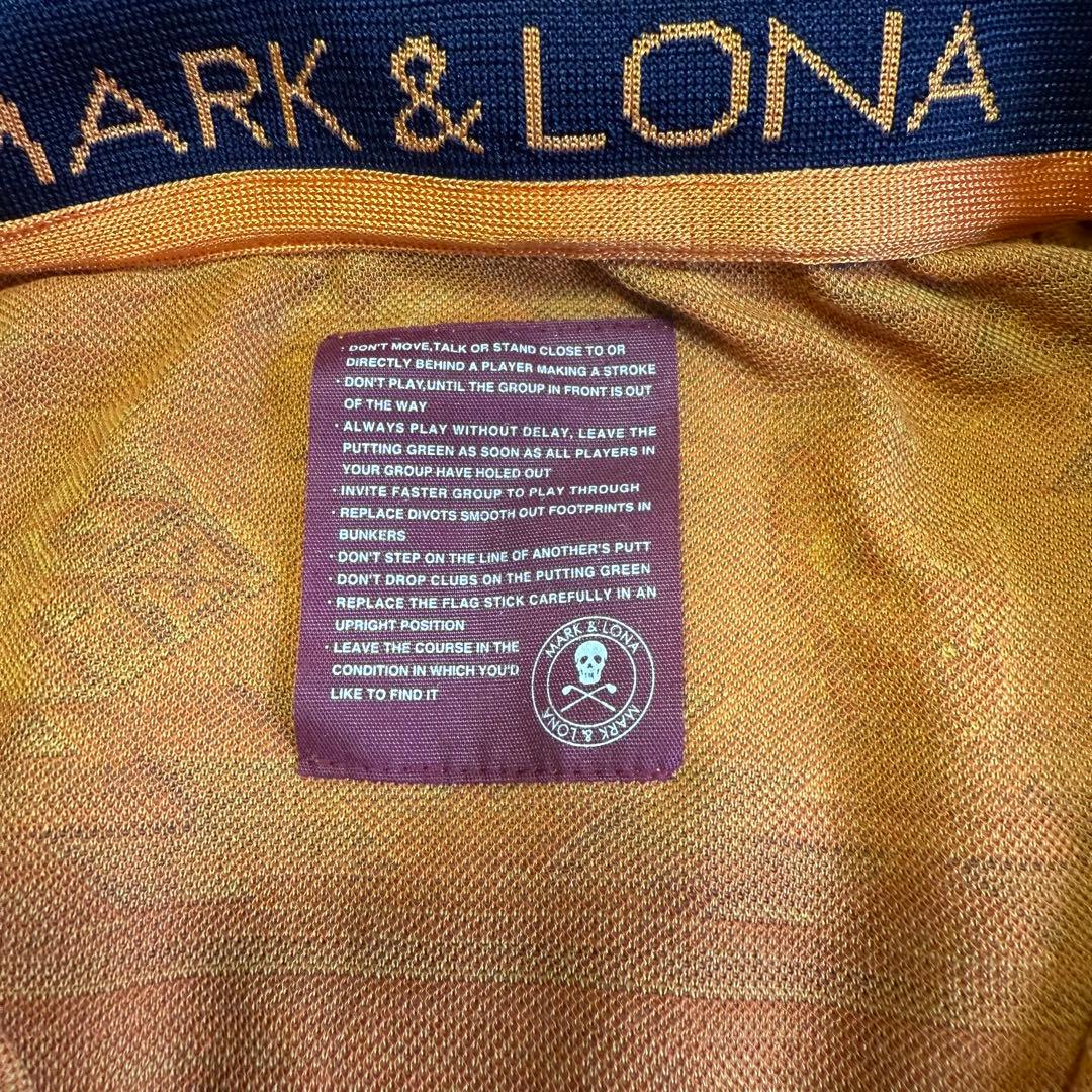 MARK & LONA ゴルフ　ポロシャツ　ドクロ