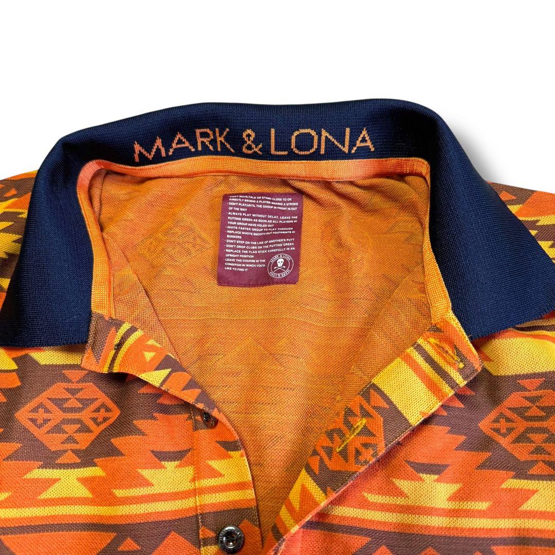 MARK & LONA ゴルフ　ポロシャツ　ドクロ