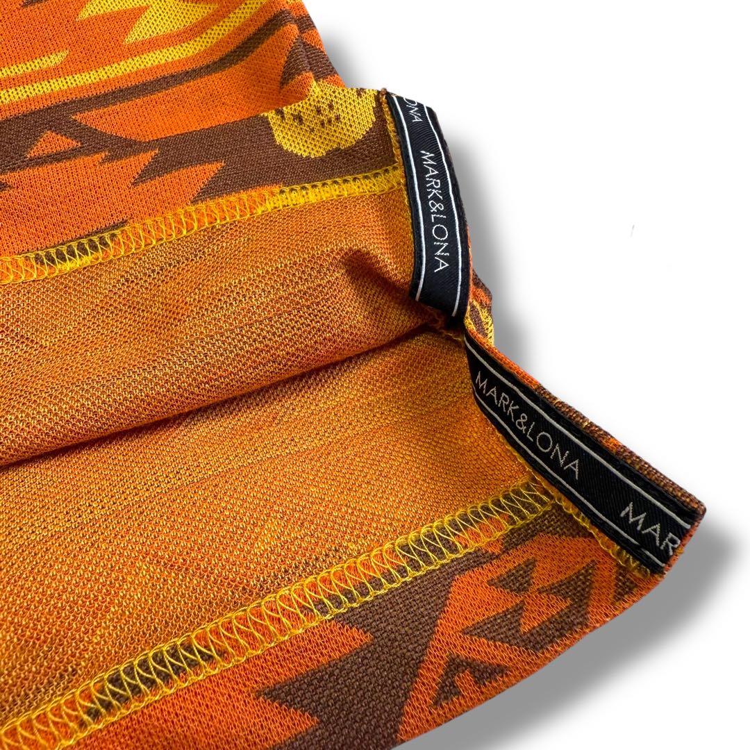 MARK & LONA ゴルフ　ポロシャツ　ドクロ