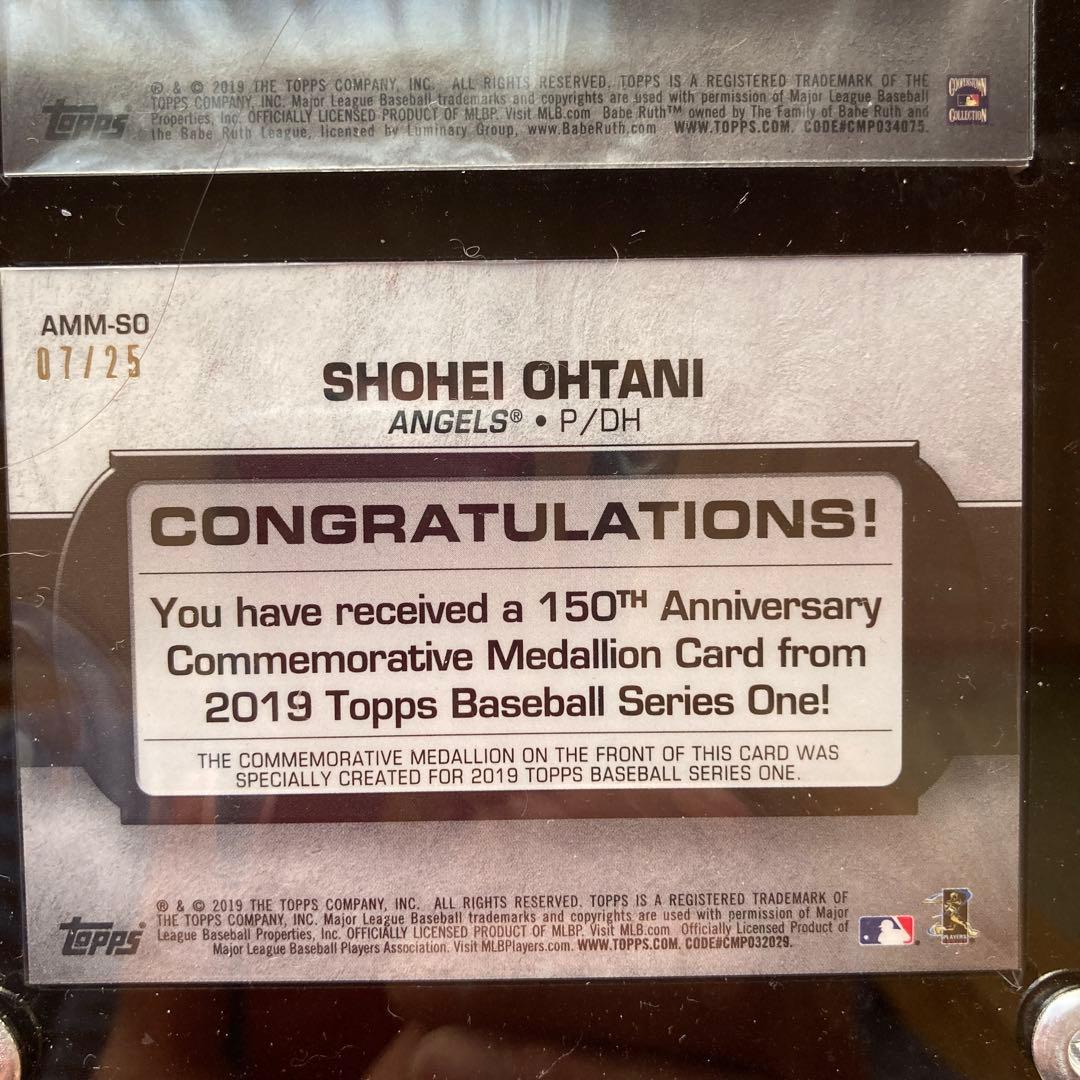 【世界限定品】ベーブルース & 大谷翔平 150周年記念カード