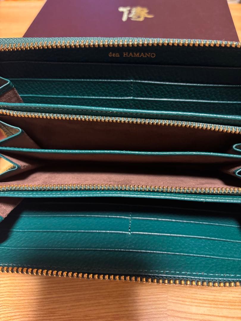 傳濱野　デンハマノ　 ミーティア　ミーティアウォレット　長財布