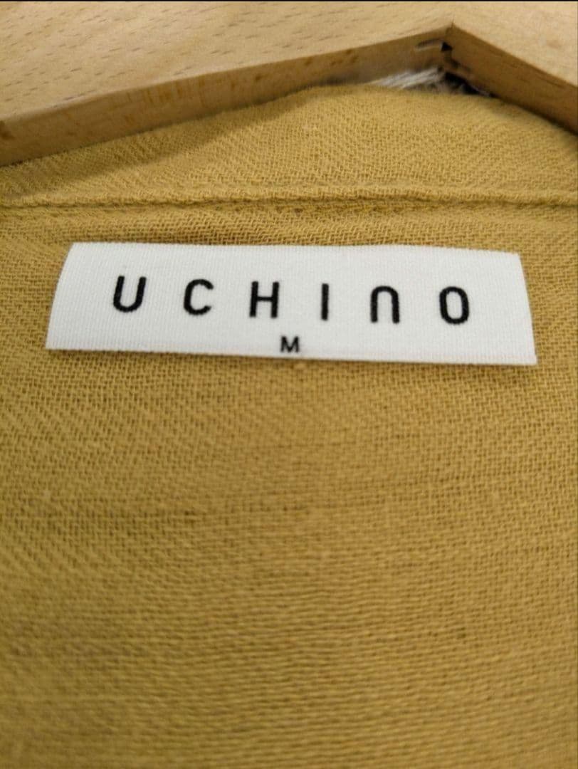 UCHINO マスタード 長袖パジャマ　М