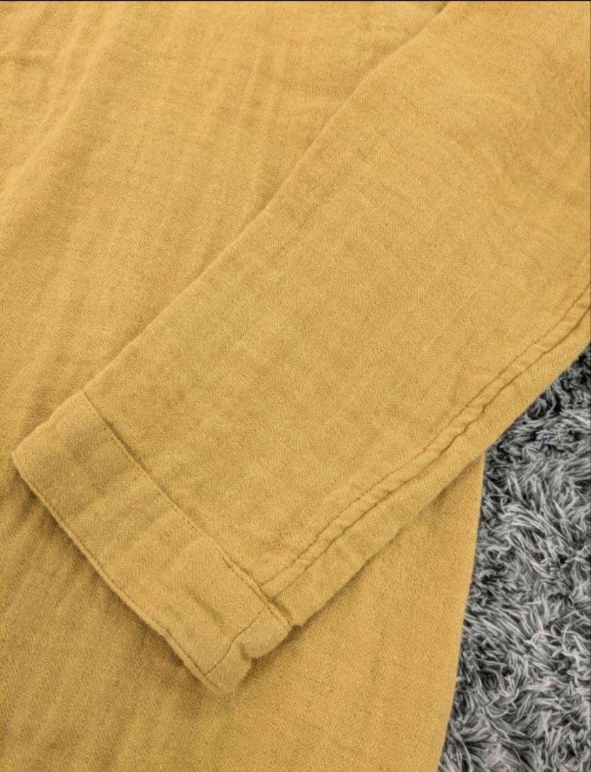 UCHINO マスタード 長袖パジャマ　М