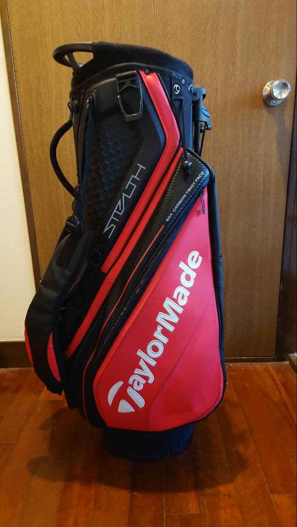 TaylorMade Stealth キャディバッグ 赤黒