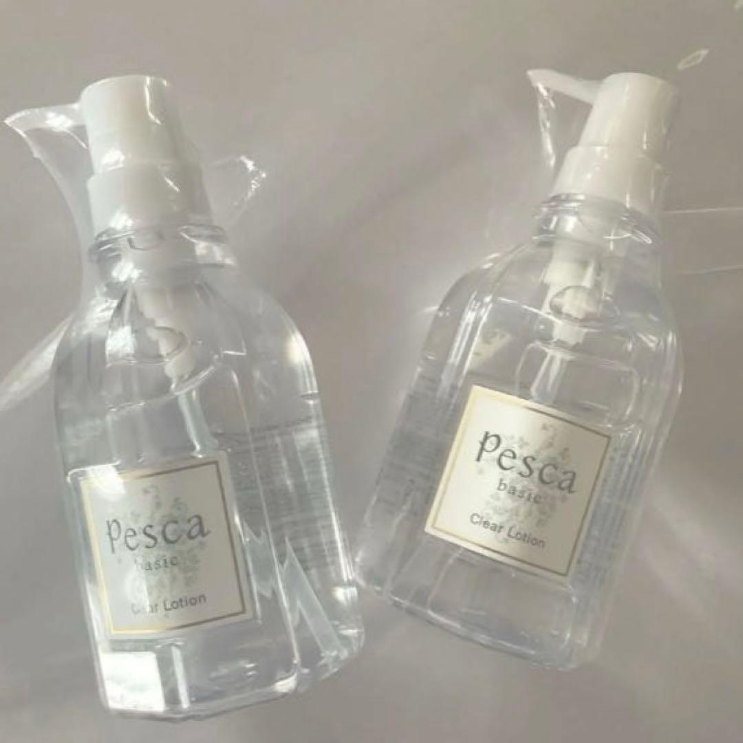 ペスカ クリアローション　化粧水　500ml × 2ポンプタイプ　ヒアルロン酸