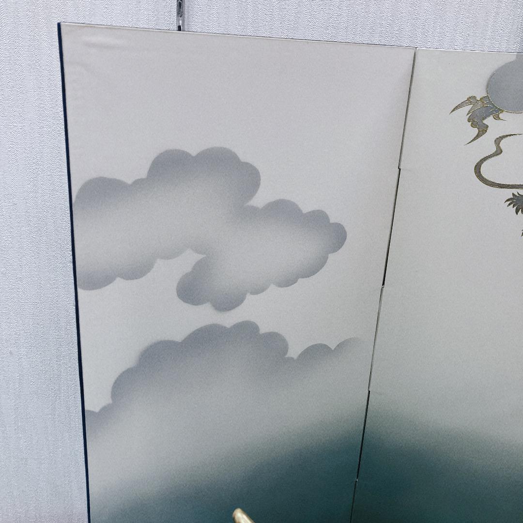 E35 訳あり特価！青竜屏風　端午の節句　五月人形鎧兜　五月屏風　五月初節句