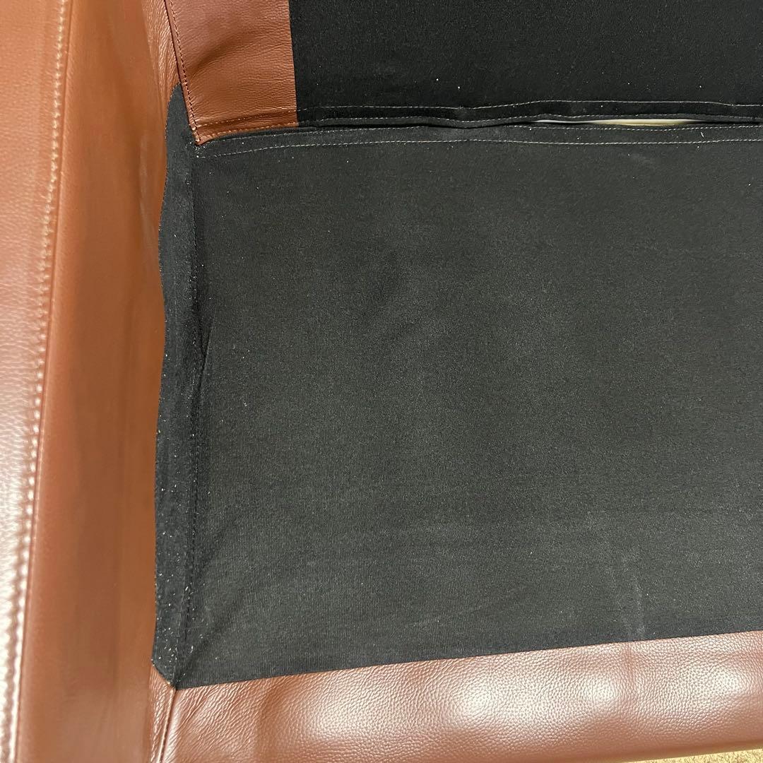 【送料込】無印良品　本革　2.5シーターソファ＋オットマン