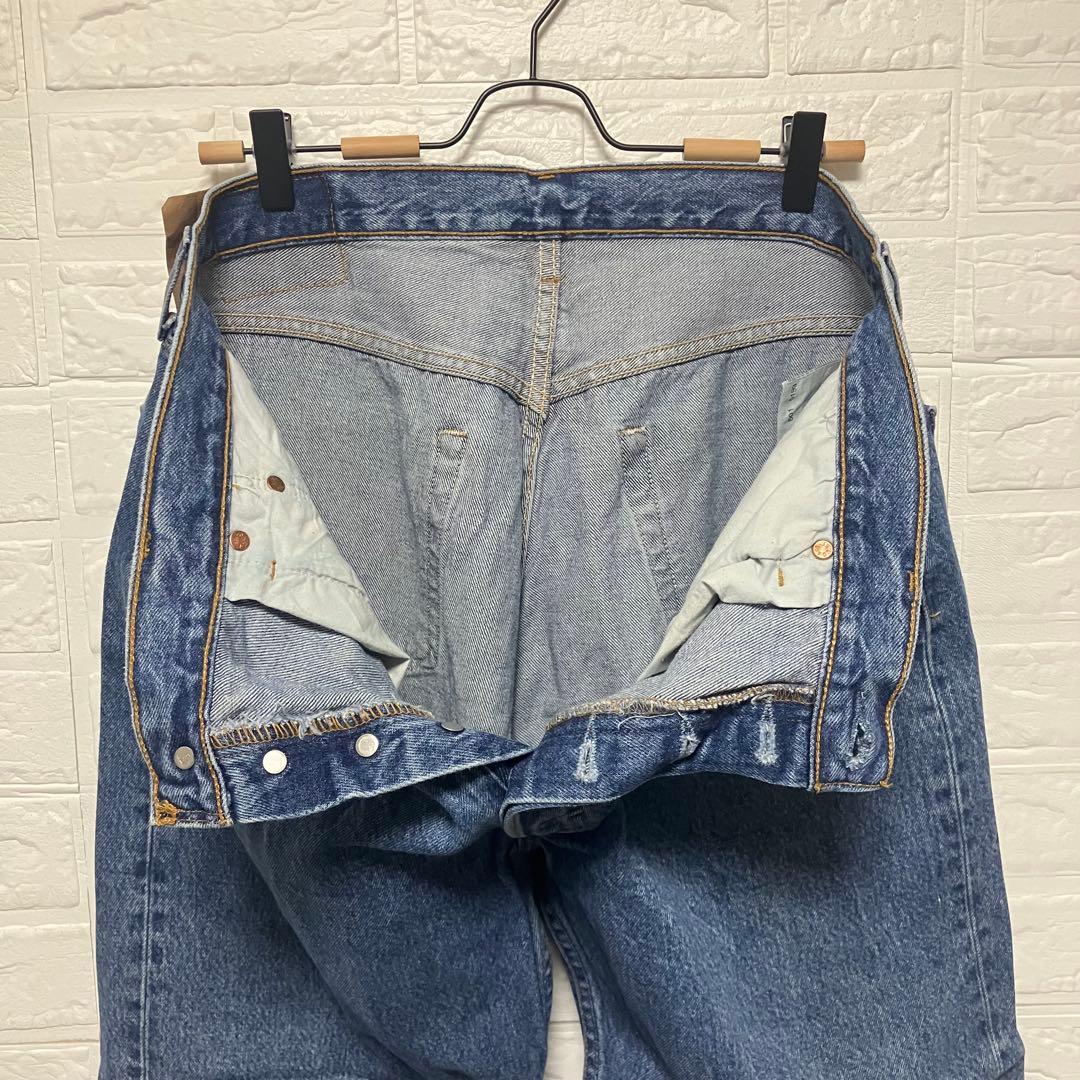 ○E444【US輸入】リーバイス501xx デニムパンツ ブルー系 【W38