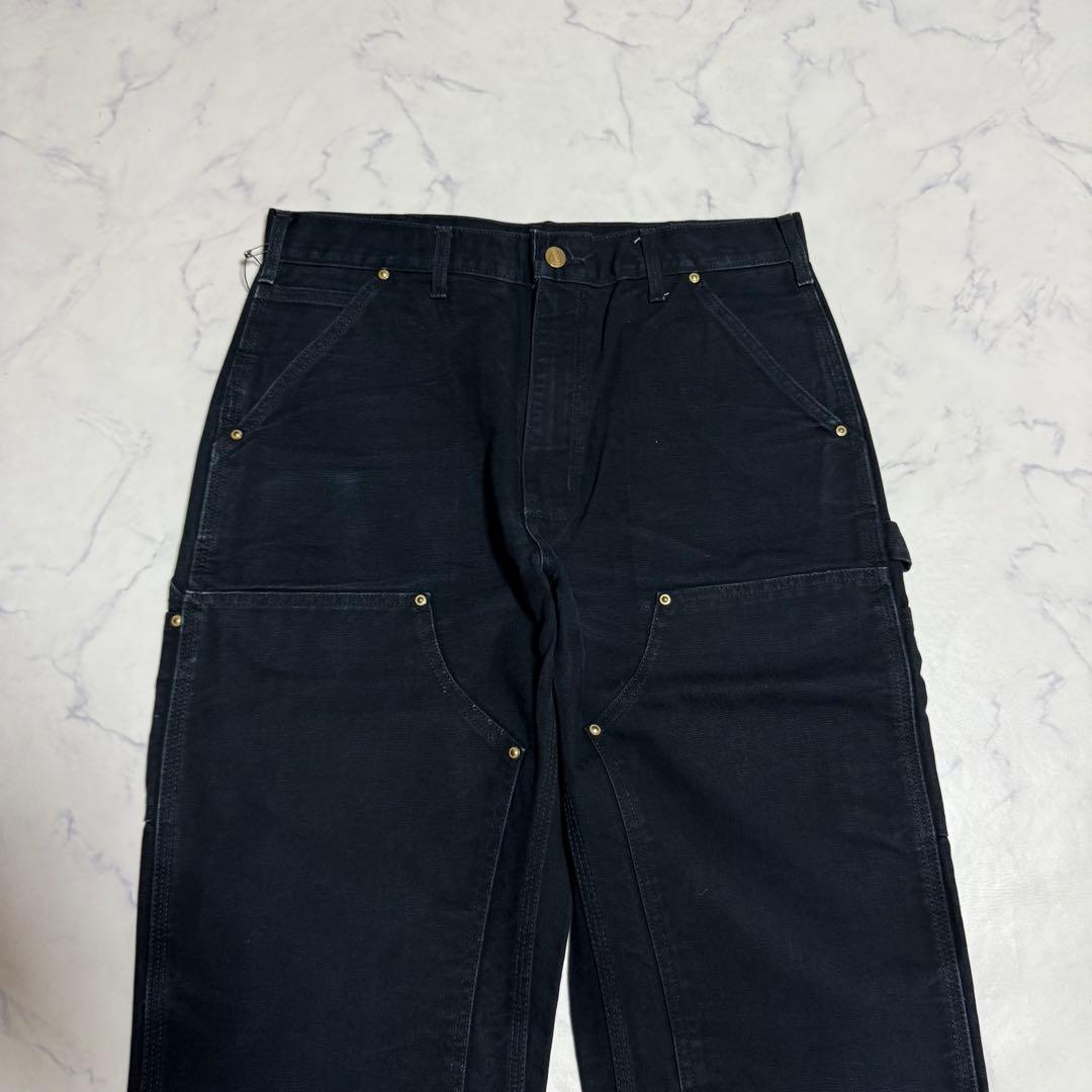 【125周年】Carhartt カーハート ダブルニー ダック地 ブラックW34