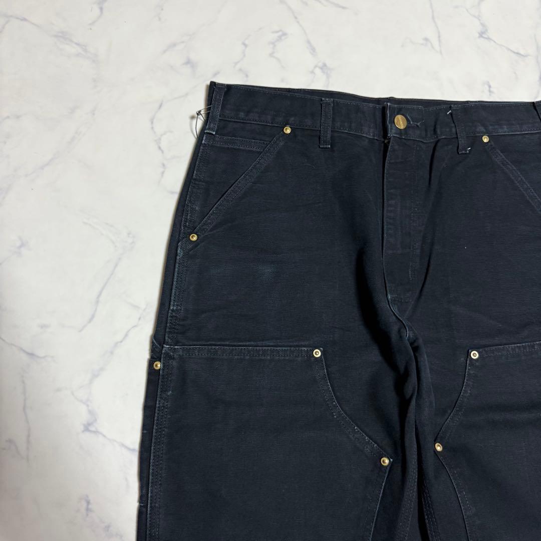 【125周年】Carhartt カーハート ダブルニー ダック地 ブラックW34