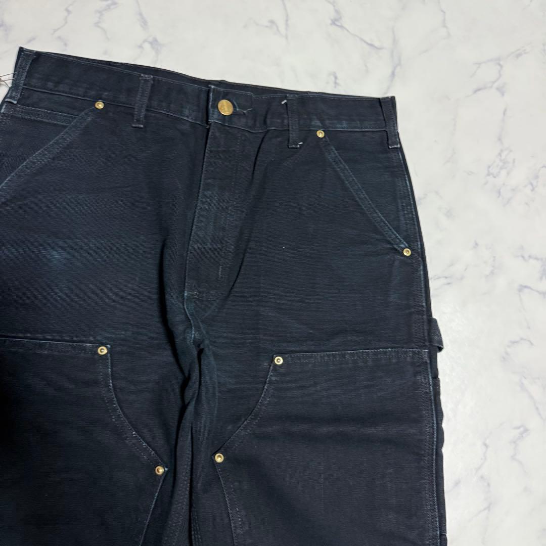 【125周年】Carhartt カーハート ダブルニー ダック地 ブラックW34