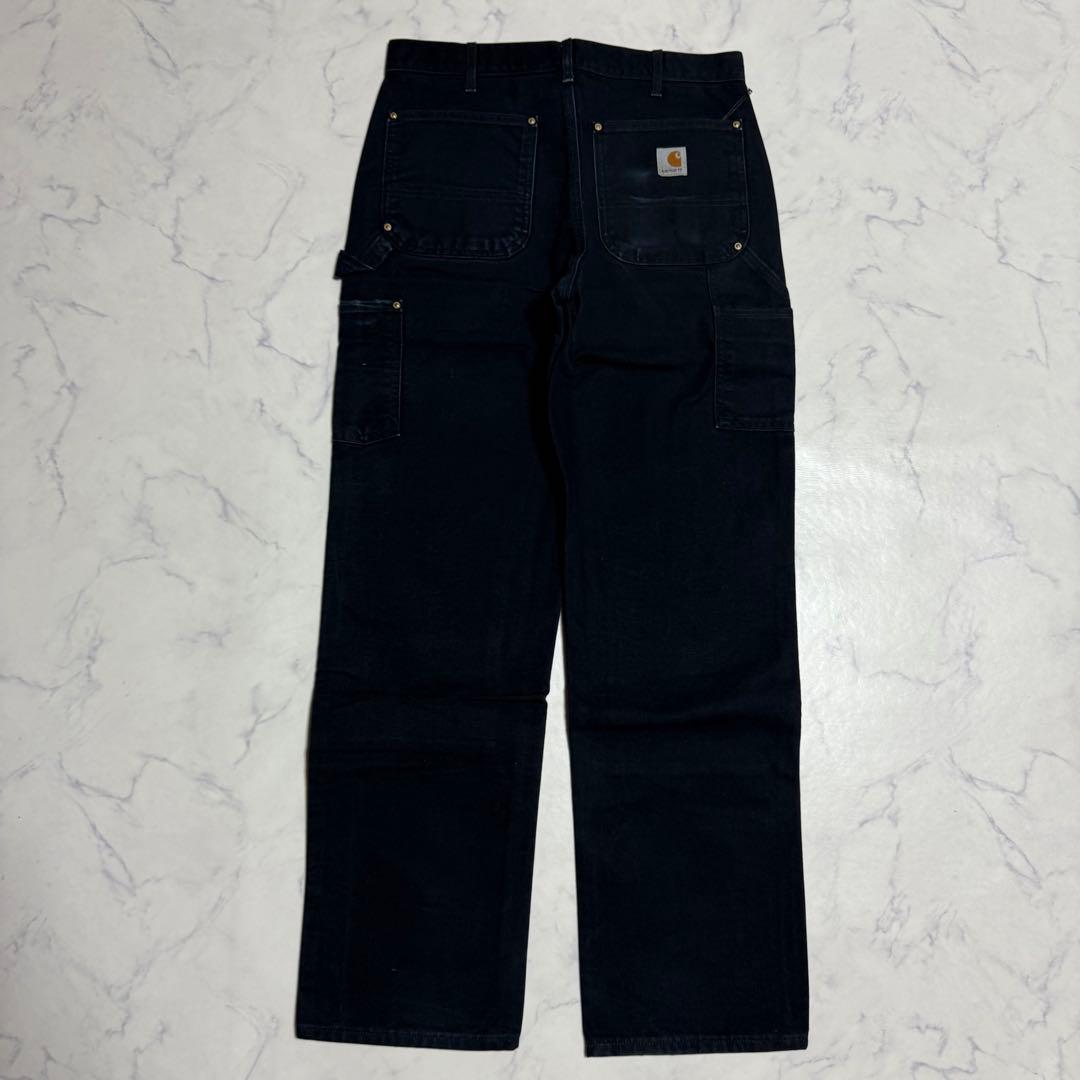 【125周年】Carhartt カーハート ダブルニー ダック地 ブラックW34