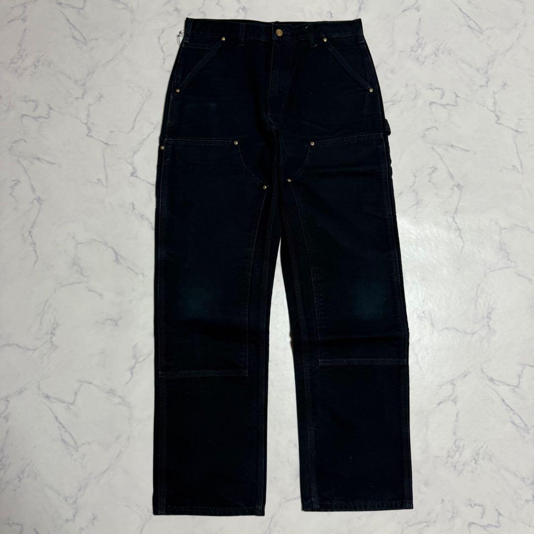 【125周年】Carhartt カーハート ダブルニー ダック地 ブラックW34