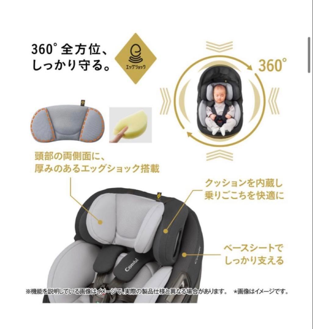 【新品未使用】Combi クルームーヴ コンパクト R129エッグショックJS