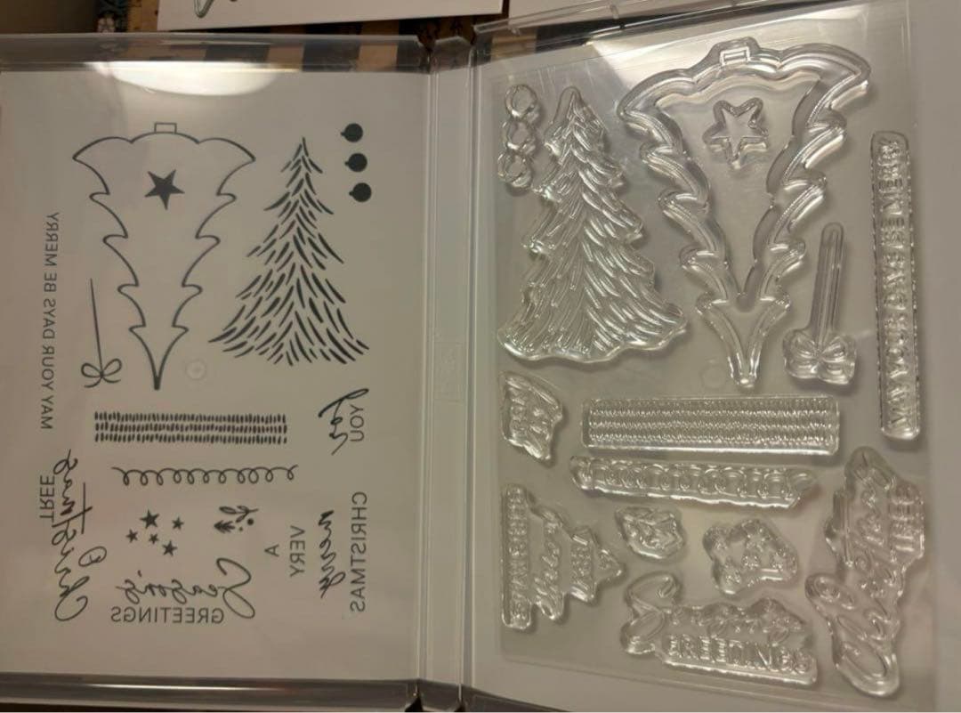 一点限り♡未使用　一押したっぷり２倍ダイ&スタンプ　スタンピンアップ