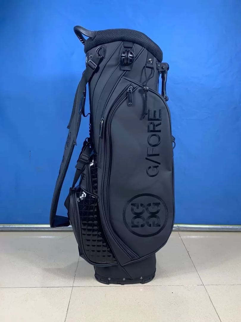 G/FORE スタンドバッグ ブラック スカルデザイン