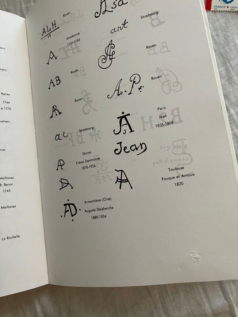 フランスアンティーク 陶磁器 刻印バックスタンプ専門書 - メルカリ