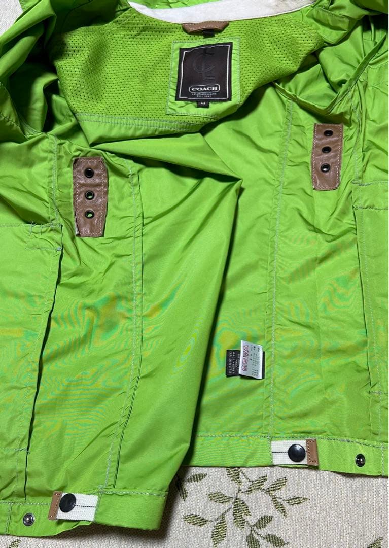 【美品】coach レディースジャケットＭ　光沢あり‼︎ ゴルフ‼︎ タウン着に‼︎