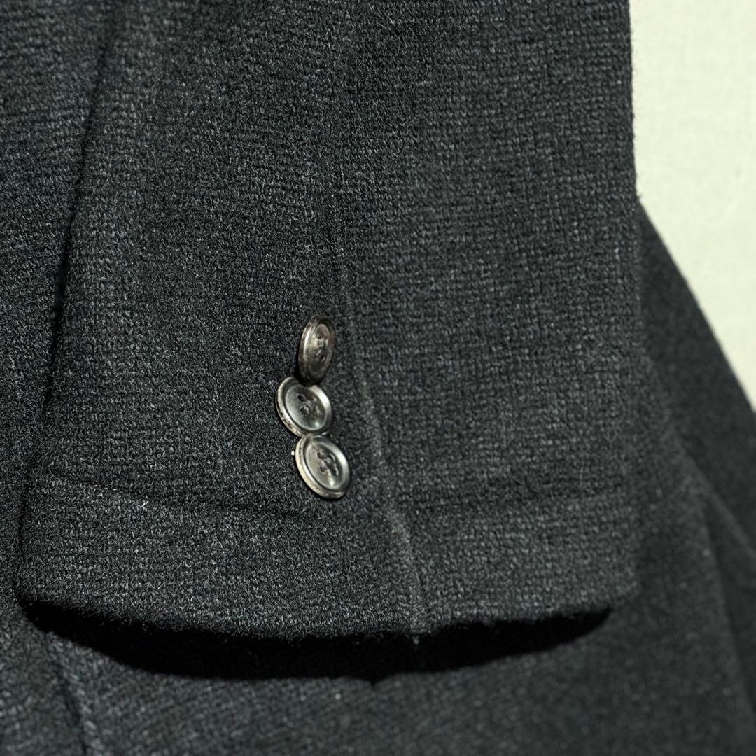 コスチュームドオム ヨウジヤマモト 動体裁断 ウールギャバチェスターコート 4