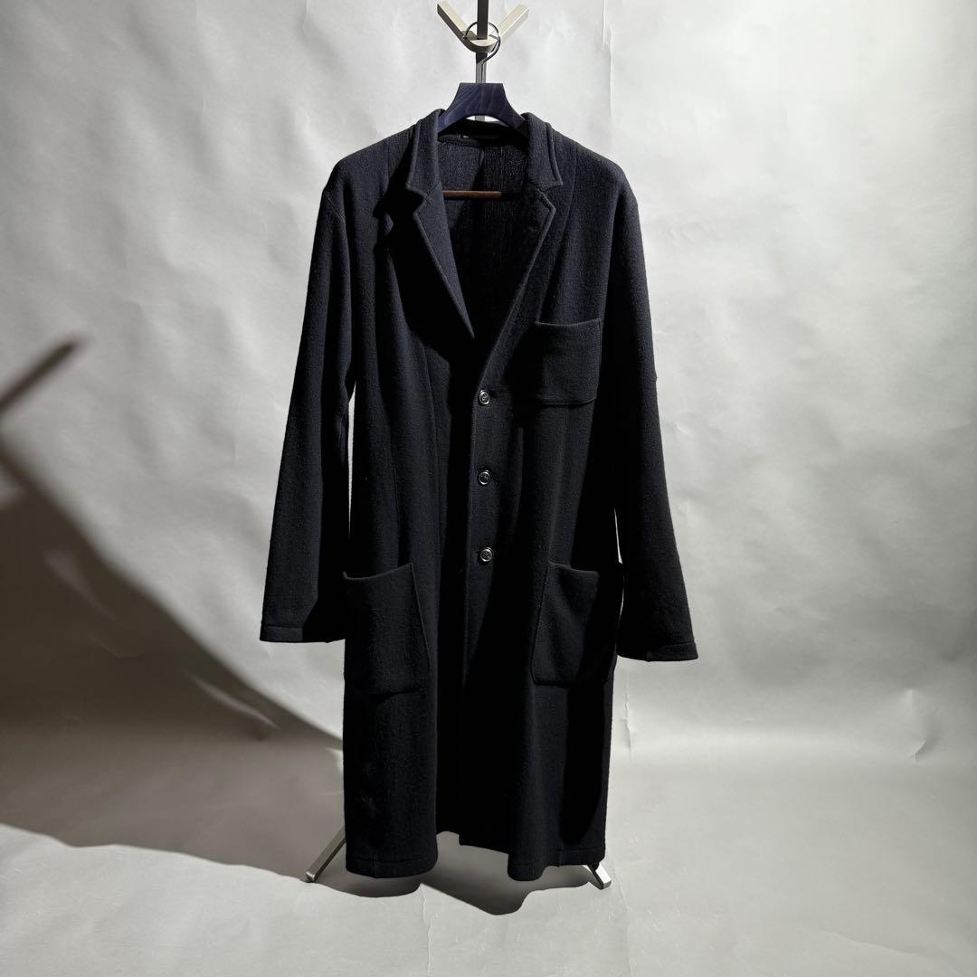 コスチュームドオム ヨウジヤマモト 動体裁断 ウールギャバチェスターコート 4