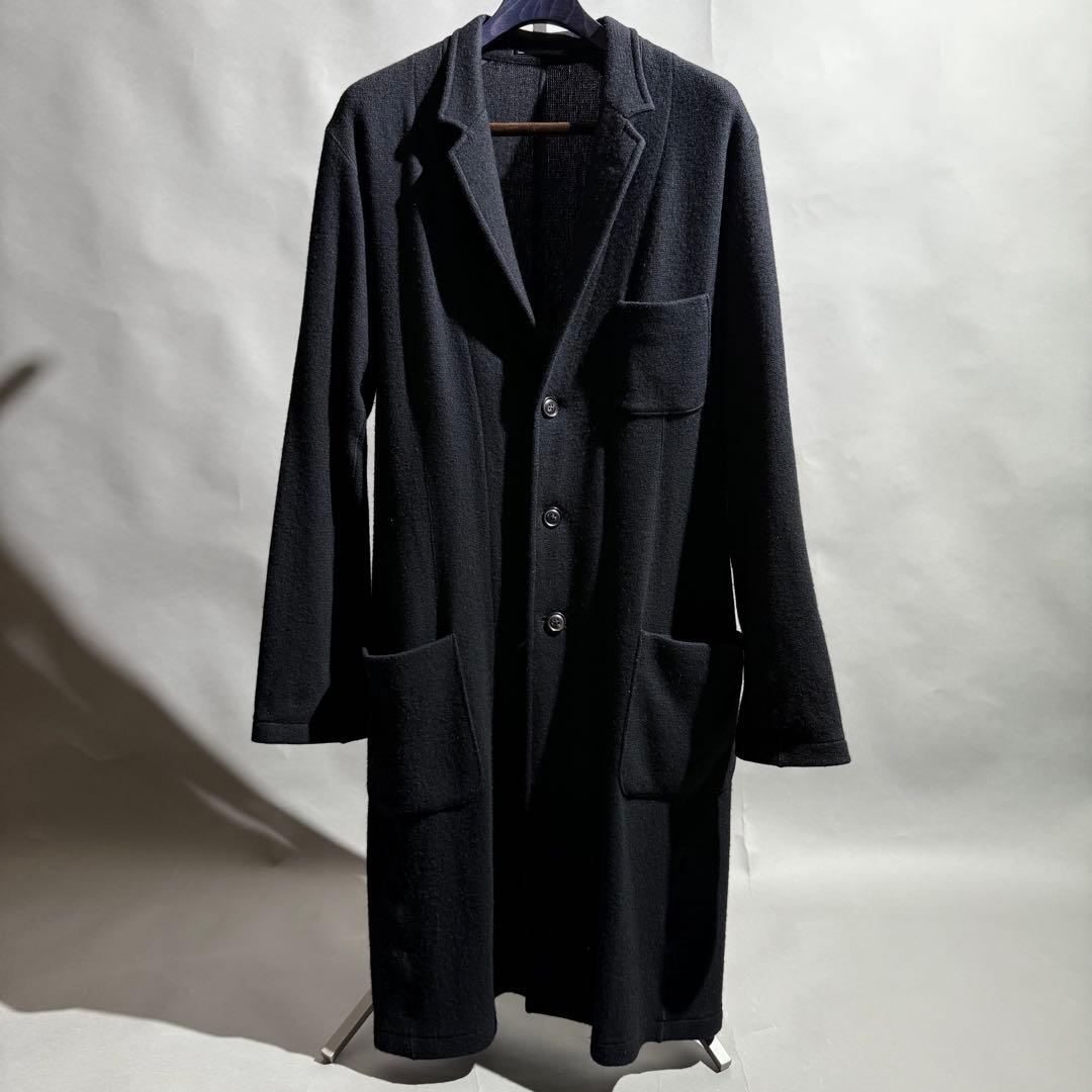 コスチュームドオム ヨウジヤマモト 動体裁断 ウールギャバチェスターコート 4
