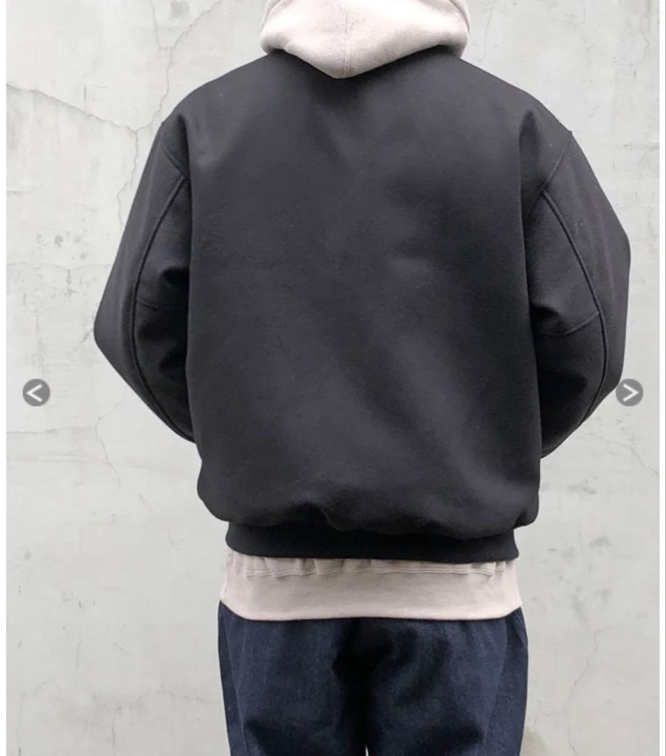 ジャケット・アウター DESCENDANT/SQUAD VARSITY JACKET BLACK 3