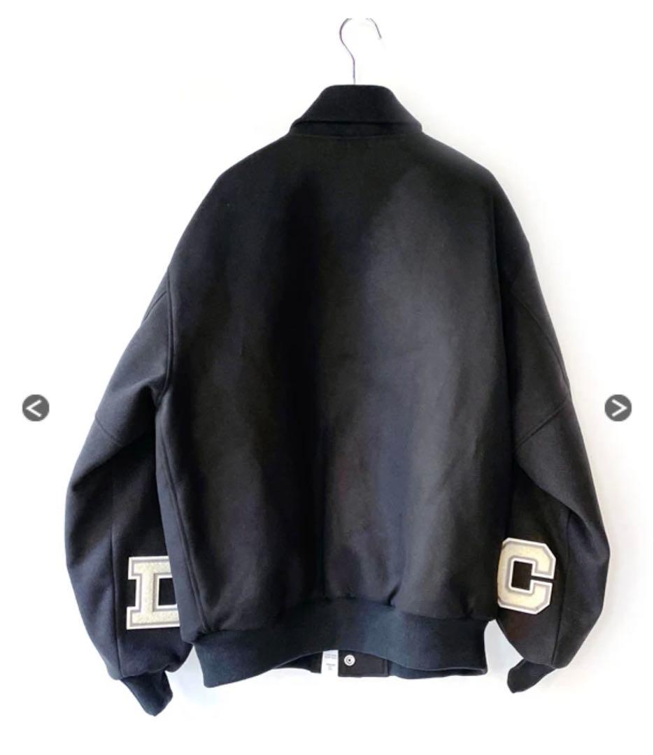 ジャケット・アウター DESCENDANT/SQUAD VARSITY JACKET BLACK 3
