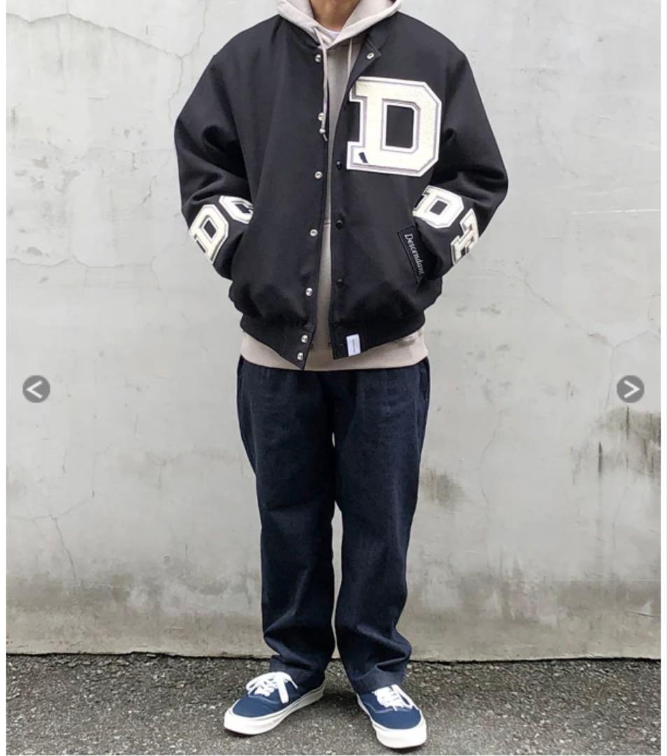 ジャケット・アウター DESCENDANT/SQUAD VARSITY JACKET BLACK 3