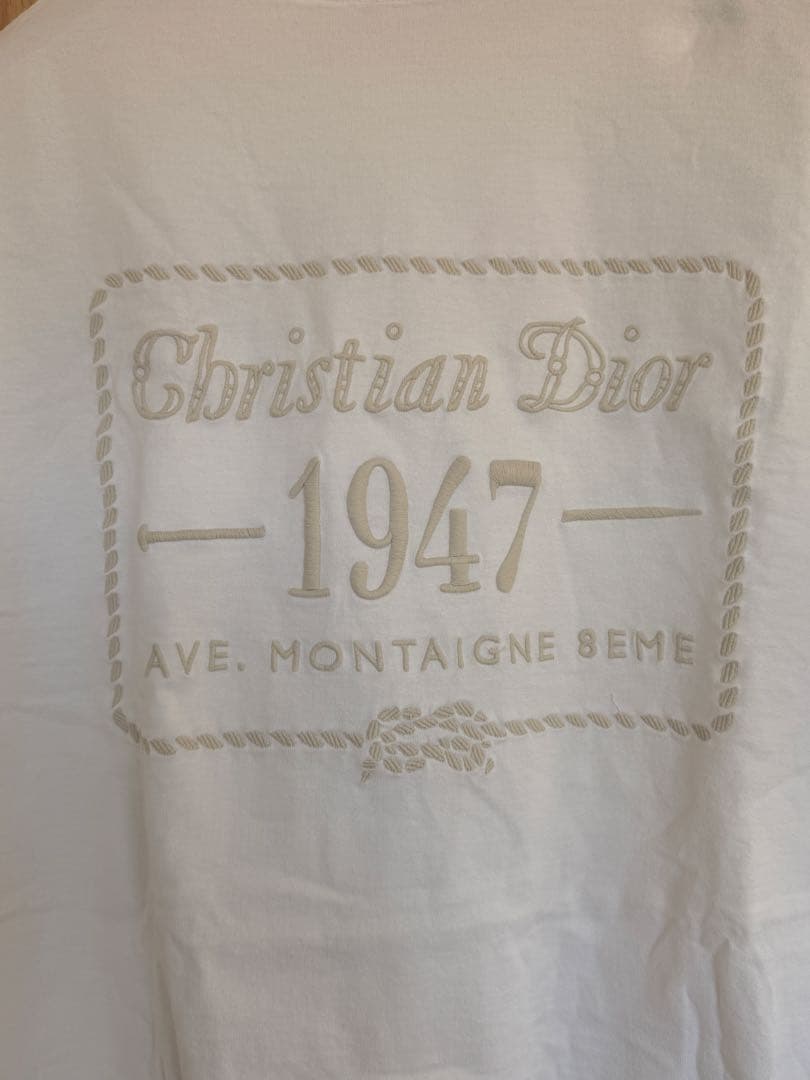 ヤ*カ様 Dior Christian Dior 1947 ホワイトTシャツ